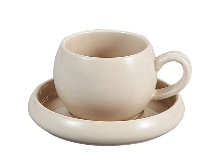 BRICARD PORCELAIN Bricard Bondy Espressoset 4 Delig | 2 Persoons Taupe