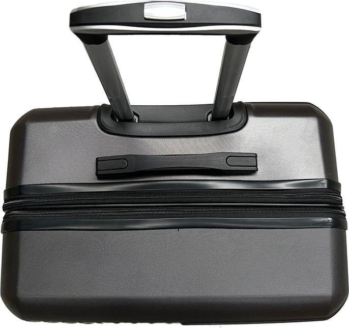 Liman Home Decor - Liman Online 3-delig Kofferset -  Zwart Handbagage - Verrijdbaar op 4 Wielen - Stevig ABS - TSA Slot -Lichtgewicht, Trolley