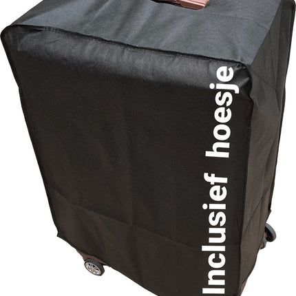 Liman Home Decor - Liman Online 3-delig Kofferset -  Zwart Handbagage - Verrijdbaar op 4 Wielen - Stevig ABS - TSA Slot -Lichtgewicht, Trolley